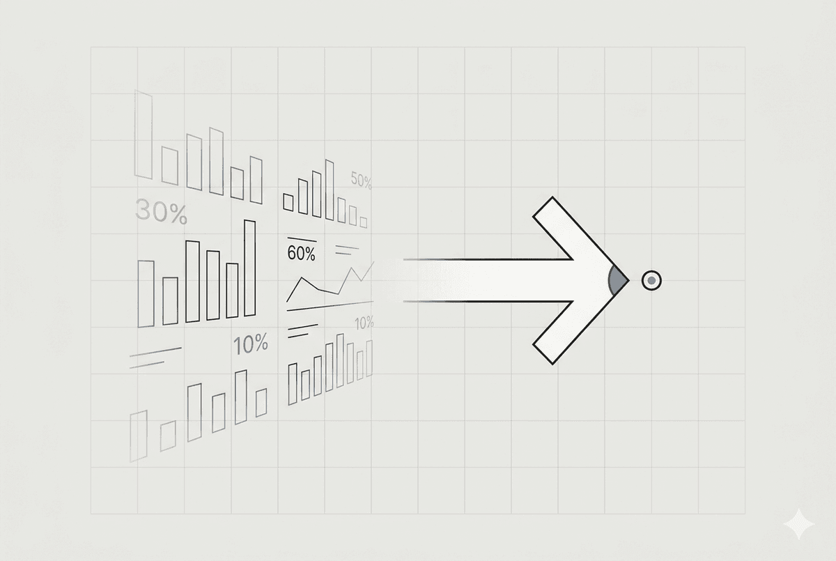 Data turning into direction